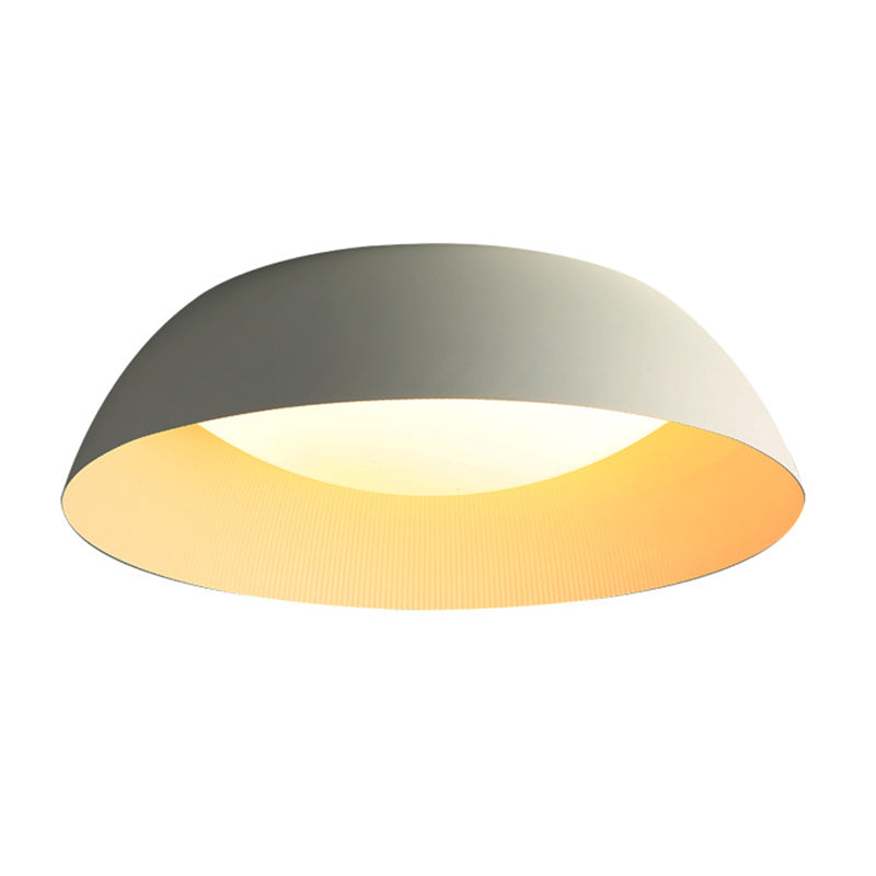 Frosted White Dome Shaped LED Ceiling Light Nordic Style Simplicity Aluminum Lighting Fixture for Bedroom