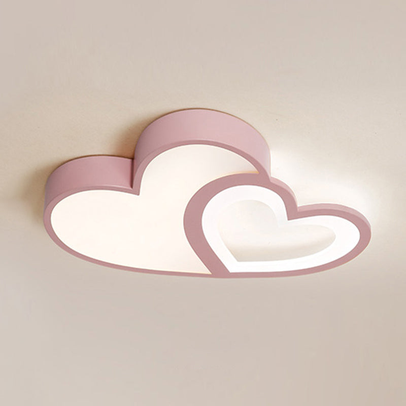 Kids Flush Mount Light Fixtures Acrylic Flushmount