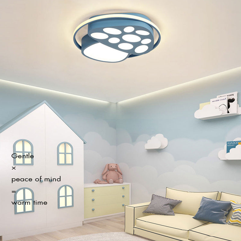 Kids Flush Mount Light Fixtures Acrylic Flushmount