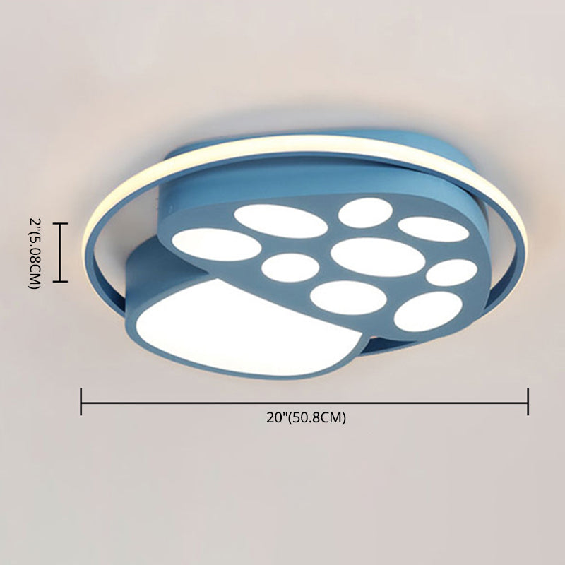 Kids Flush Mount Light Fixtures Acrylic Flushmount