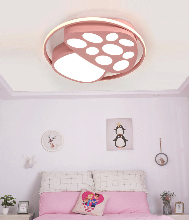 Kids Flush Mount Light Fixtures Acrylic Flushmount