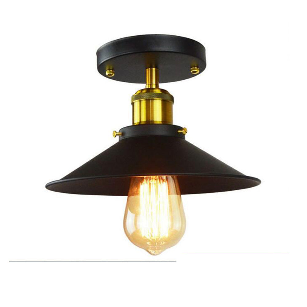 Magazijn Metaal Plafondmontage Armatuur Industrieel 1 Licht Semi Flush