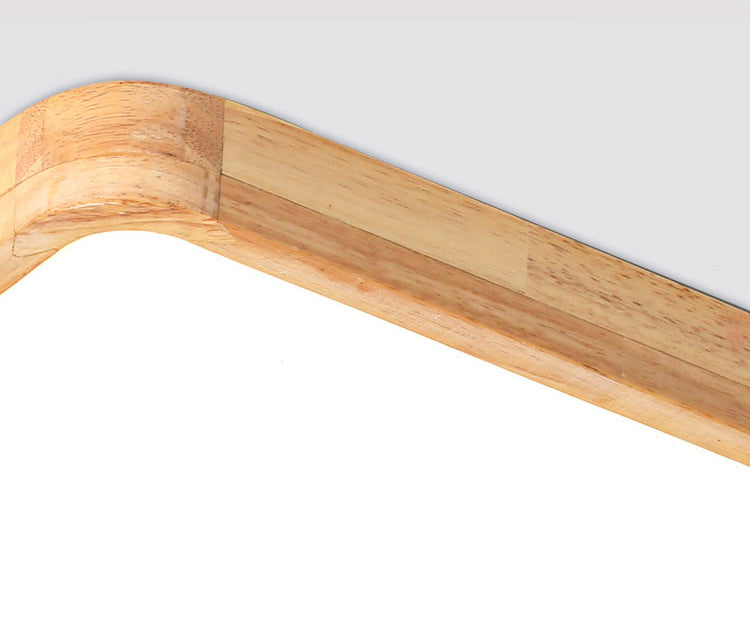 Moderne Flush Mount Light Armaturen Hout Flush Kroonluchter