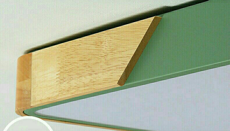 Geometrical Flush Mount Light Fixtures Modern Wood Flush Chandelier