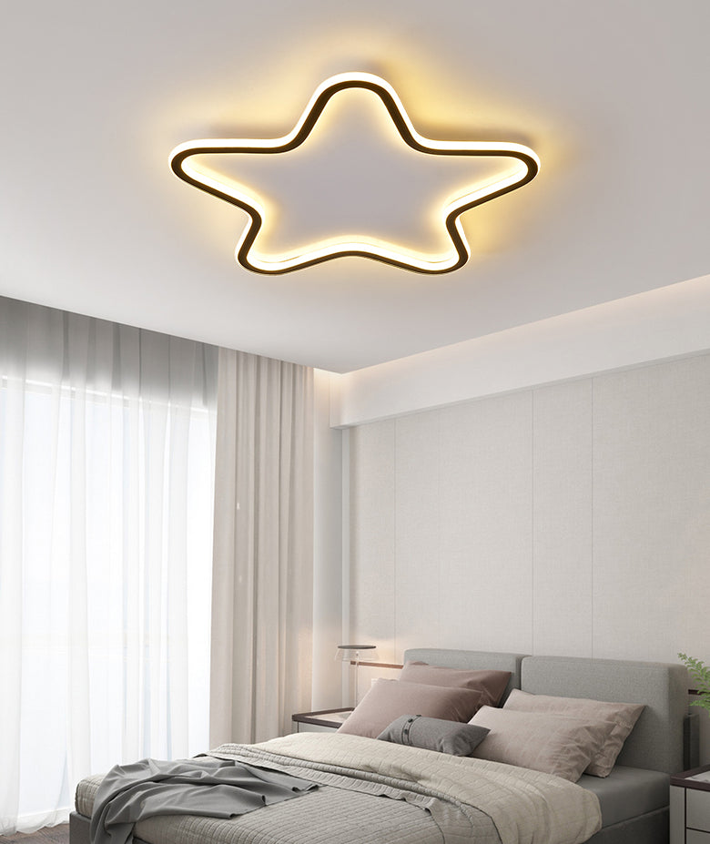 Moderne Flush Mount Light Armaturen Acryl 1 Licht Flush Light Fixtures