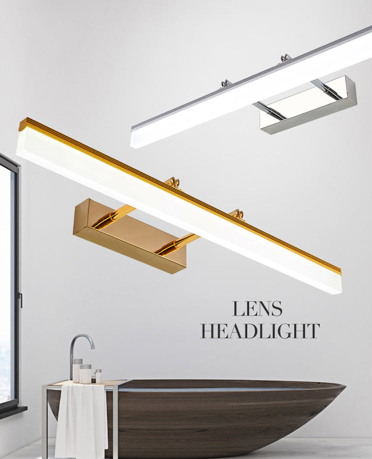 Contemporary Simplicity Rectangle Wall Mounted Lights Acrylic Wall Mounted Lamp for Bathroom