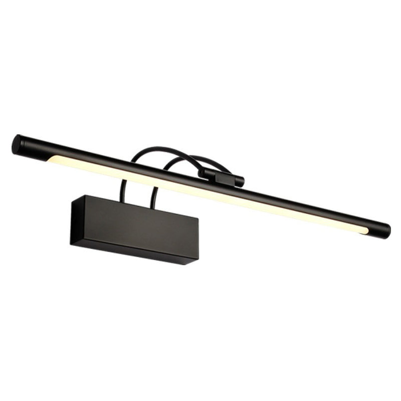 Armoire miroir de style moderne lumières murales de salle de bain en métal LED LED Vanité ambiante Vanity Light avec tête de lampe pivotante