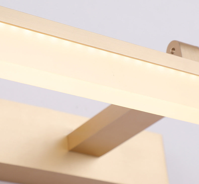 Modern Simple Mirror Cabinet Bathroom Wall Lights Metal Linear LED with Swivel Lamp Head Ambient Vanity Light