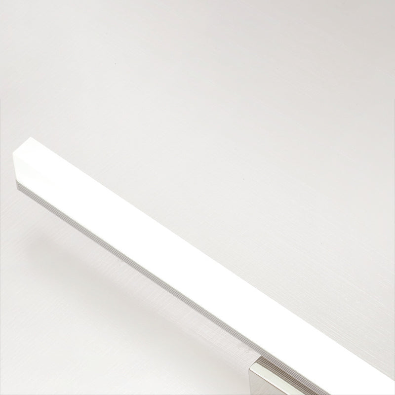 Adjustable Light Modern Minimalism Bathroom Vanity Light Linear LED Acrylic Vanity Lights in Chrome