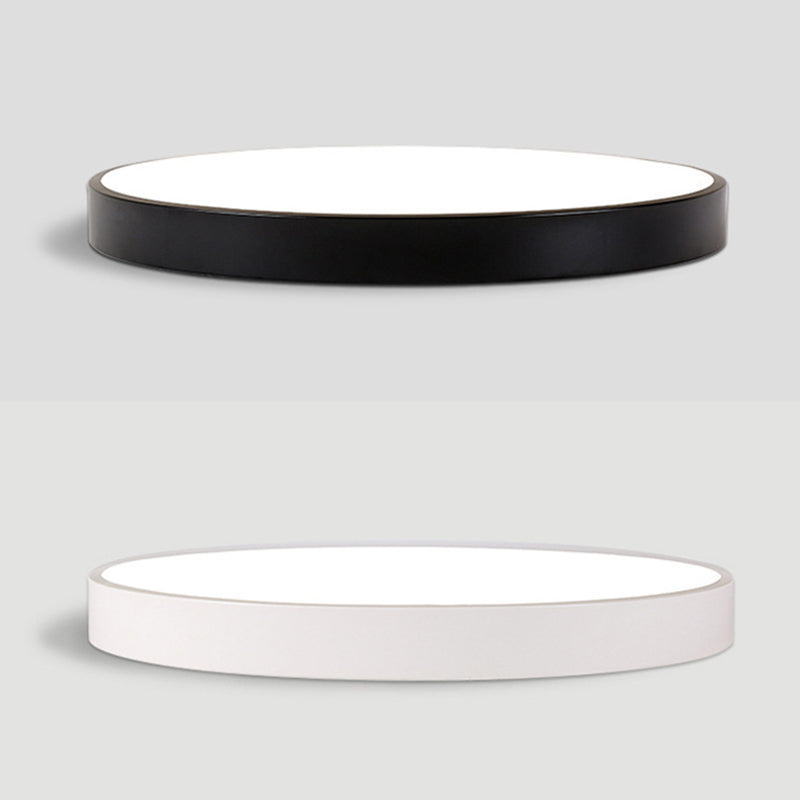 Moderne einfache dünne runde LED Deckenleuchte Acryl Schmiedeeisen Deckenleuchte Licht für Schlafzimmer
