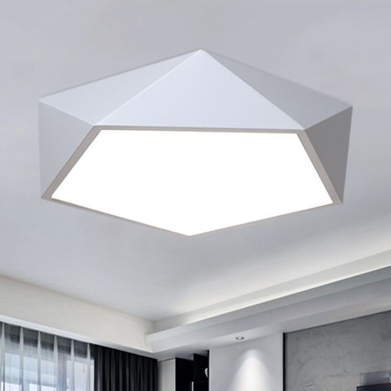 Modern Simplicity Paint Process Acryl Plafond Light Polygon Shape voor Slaapkamer