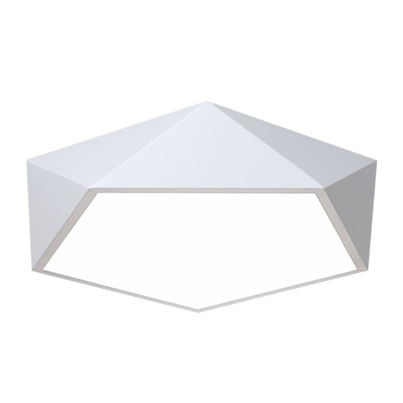 Modern Simplicity Paint Process Acryl Plafond Light Polygon Shape voor Slaapkamer