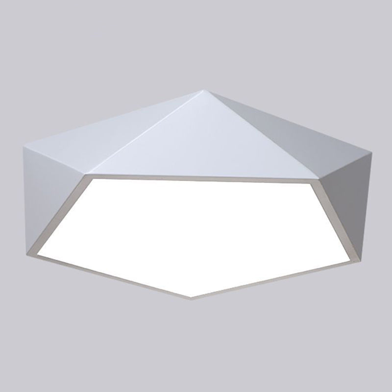 Modern Simplicity Paint Process Acryl Plafond Light Polygon Shape voor Slaapkamer
