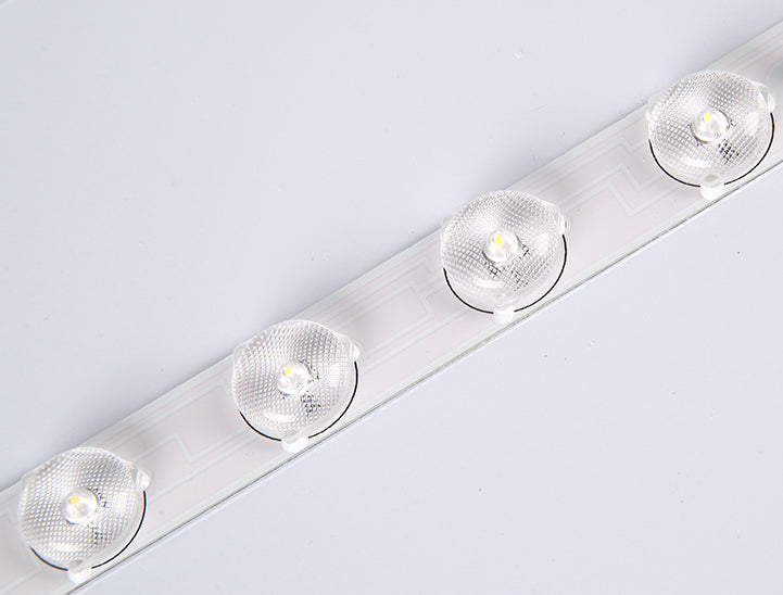 Circle Flush-Mount Light Fixture Modern Style Wooden LED Bedroom Flush Ceiling Light Fixture in Wood