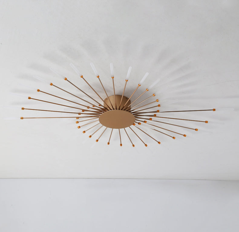 Feu d'artifice Semi-encastré, luminaire de plafond en acrylique, simplicité moderne, pour salon