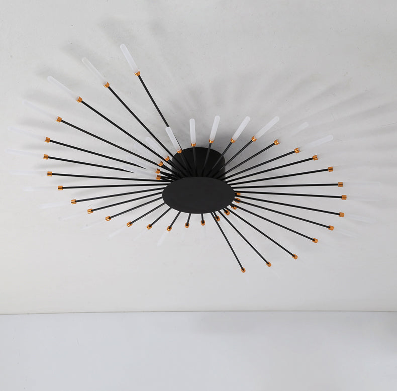 Feu d'artifice Semi-encastré, luminaire de plafond en acrylique, simplicité moderne, pour salon