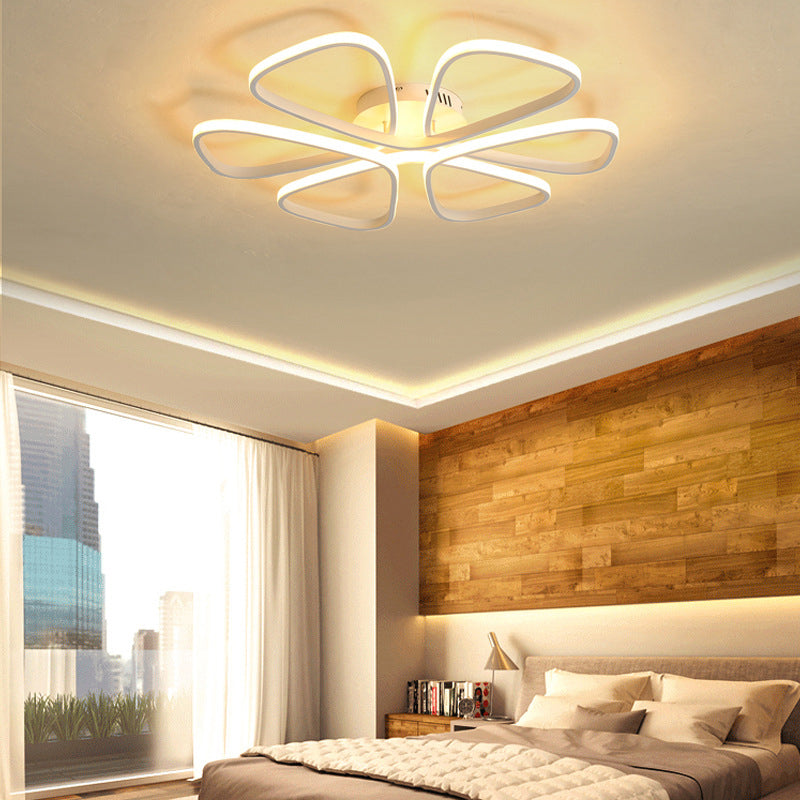 Petal Living Room Ceiling Flush Mount Light Metal LED Simple Ceiling Mounted Light
