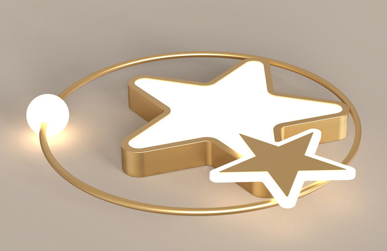 Plafonnier LED en forme d'étoiles en acrylique, Protection des yeux, lampe encastrée en aluminium de Style moderne pour chambre d'enfant