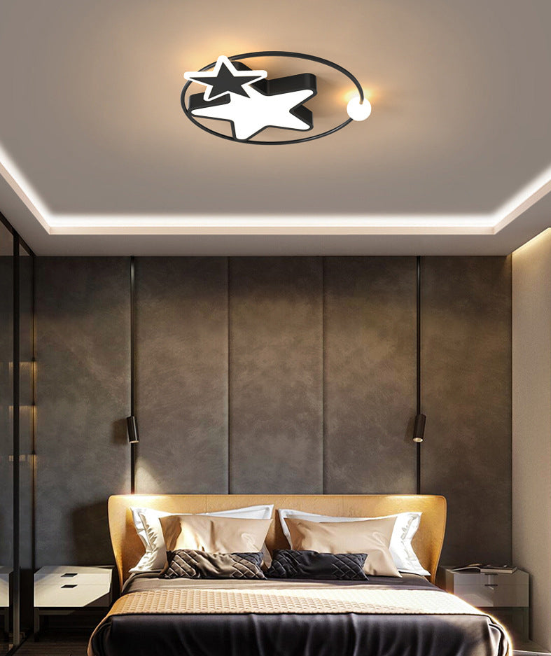Plafonnier LED en forme d'étoiles en acrylique, Protection des yeux, lampe encastrée en aluminium de Style moderne pour chambre d'enfant