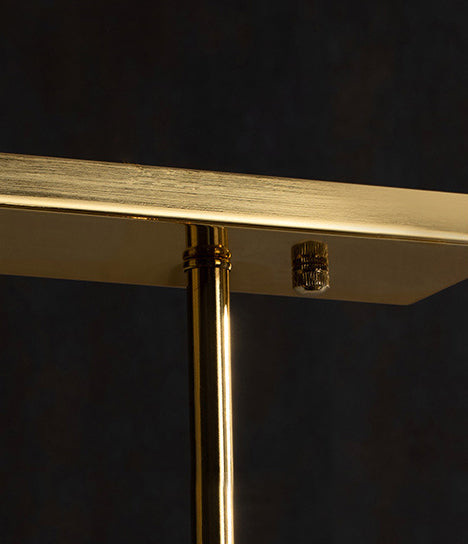 Modern Luxurious Island Pendant Lighting 7 Light Water Column Optical Crystal Island Ceiling Light for Living Room