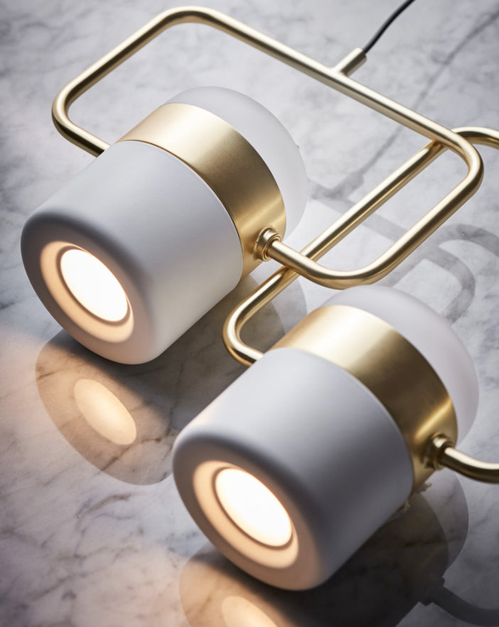 Minimalismo moderno rettangolo isola illuminazione a sospensione LED LED Cilindro sfumatura Il soffitto dell'isola per soggiorno per soggiorno