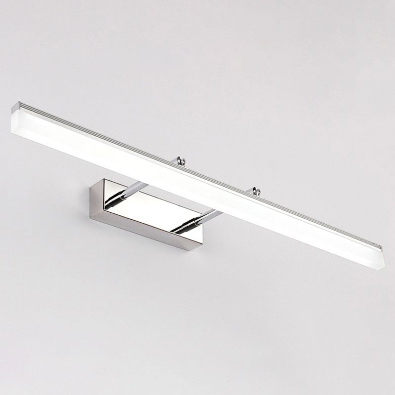 Moderne Einfachheit Rechteck Eitelkeitsleuchte Acryl -Wandbeleuchtung für Badezimmer