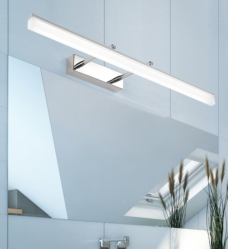 Moderne Einfachheit Rechteck Eitelkeitsleuchte Acryl -Wandbeleuchtung für Badezimmer