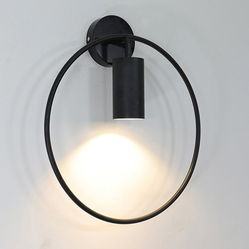Noordse moderne lichte luxe stijl ijzeren ring achtergrond muurlicht