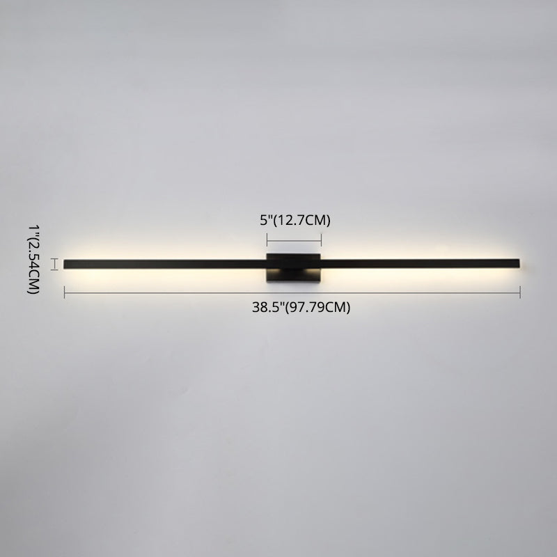 Linear Vanity Wall Lights Modern Simplicity Aluminium Wall Sconce for Bathroom