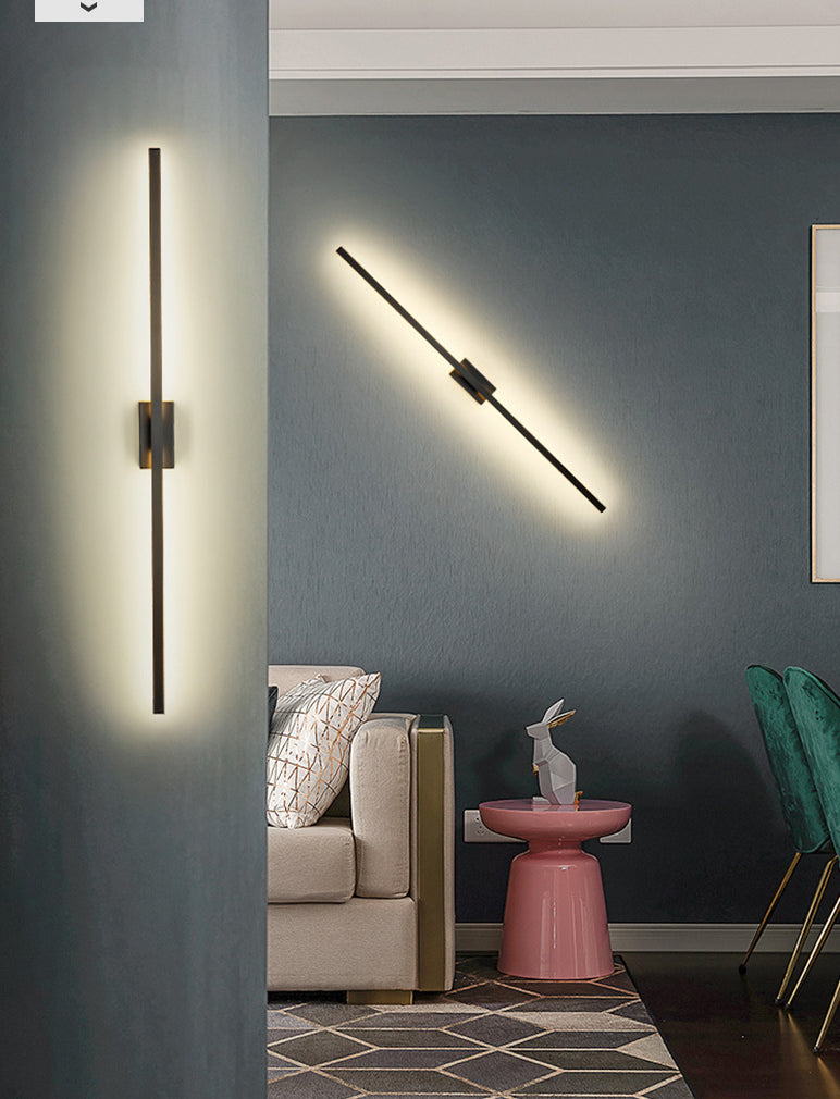 Linear Vanity Wall Lights Modern Simplicity Aluminium Wall Sconce for Bathroom