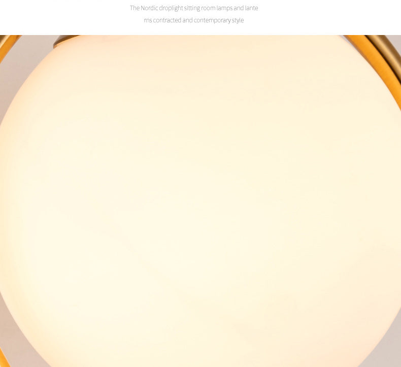 Nordic Minimalist Glass Wall Lamp Milky Glass Metal Base