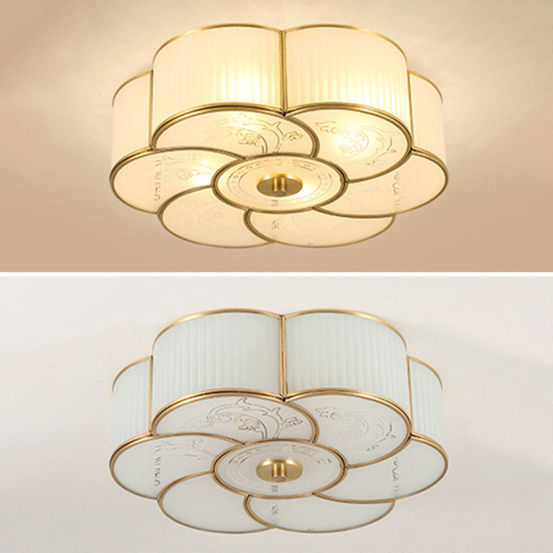 Clover Flush Mount Plafond Light Fixture Vintage Glas Plafond Light Fixtures voor Slaapkamer