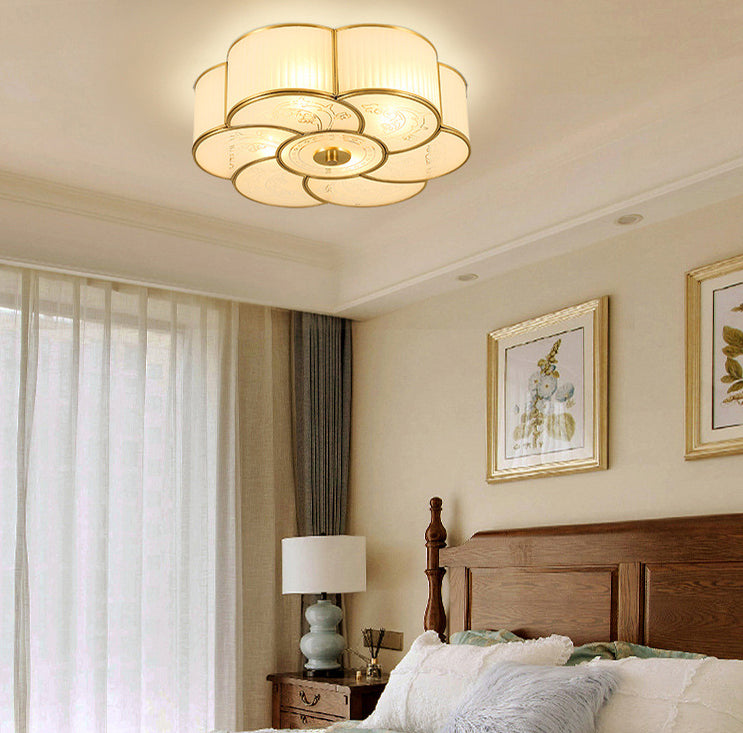 Clover Flush Mount Plafond Light Fixture Vintage Glas Plafond Light Fixtures voor Slaapkamer