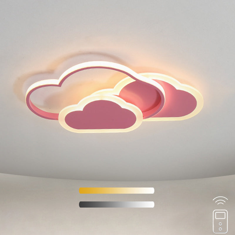 Cloud-vormige Flush Mount Light Armatuur Modern Metal Flush Light