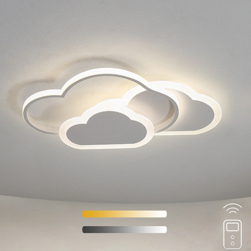 Cloud-vormige Flush Mount Light Armatuur Modern Metal Flush Light