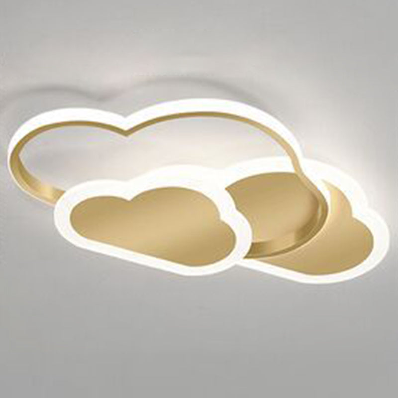 Cloud-vormige Flush Mount Light Armatuur Modern Metal Flush Light