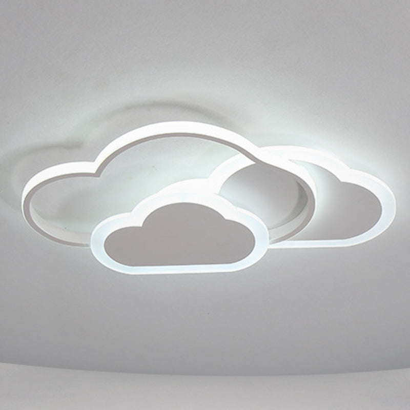 Cloud-vormige Flush Mount Light Armatuur Modern Metal Flush Light