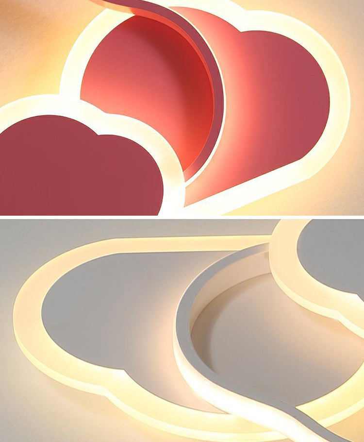 Cloud-vormige Flush Mount Light Armatuur Modern Metal Flush Light