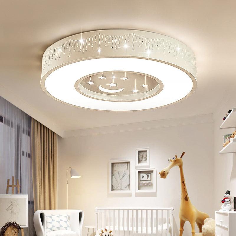 Circular Flush Mount Light Fixture Kids Acrylic Flush Mount
