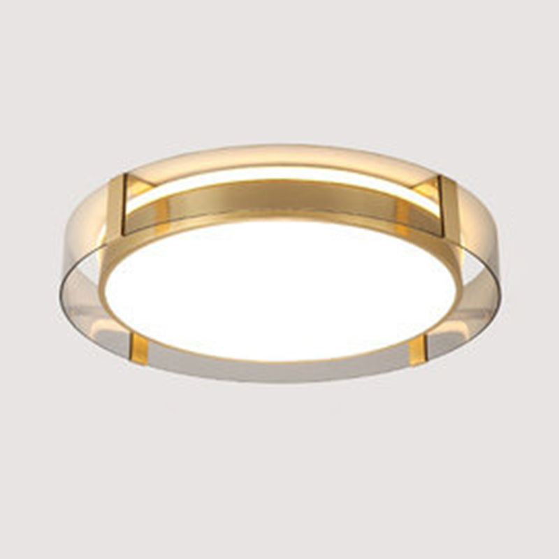 Ronde Flush Light Fixtures Glas Traditionele Flush Mount Plafond Light Fixture