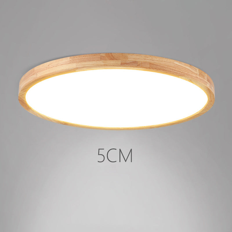 Circular Flush Mount Light Fixture Modern Wood Flush Mount