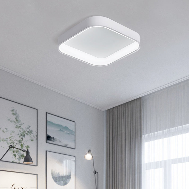 Geometrische Unterputz-Deckenleuchten, moderner Acryl-Deckenleuchter für Schlafzimmer