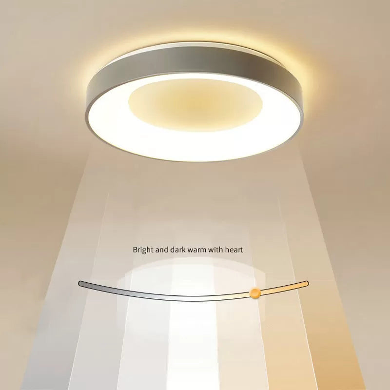 Geometrische Unterputz-Deckenleuchten, moderner Acryl-Deckenleuchter für Schlafzimmer