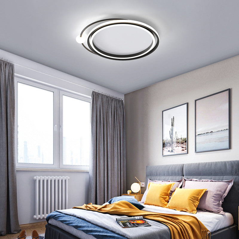 2,3-inch ultradunne cirkels LED-plafondlamp Hedendaags minimalisme Aluminium verlichtingsarmatuur voor slaapkamer