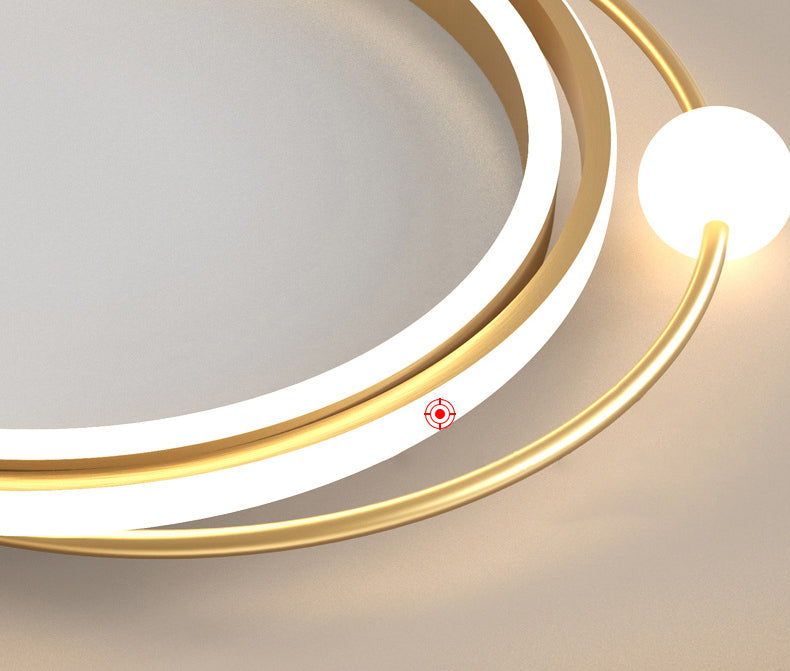 2,3-inch ultradunne cirkels LED-plafondlamp Hedendaags minimalisme Aluminium verlichtingsarmatuur voor slaapkamer