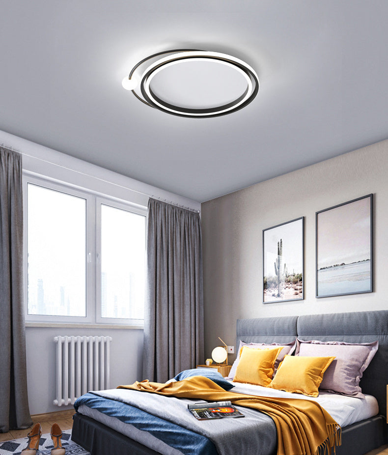2.3" Ultra Thin Circles LED Ceiling Light Contemporary Minimalism Aluminum Lighting Fixture for Bedroom