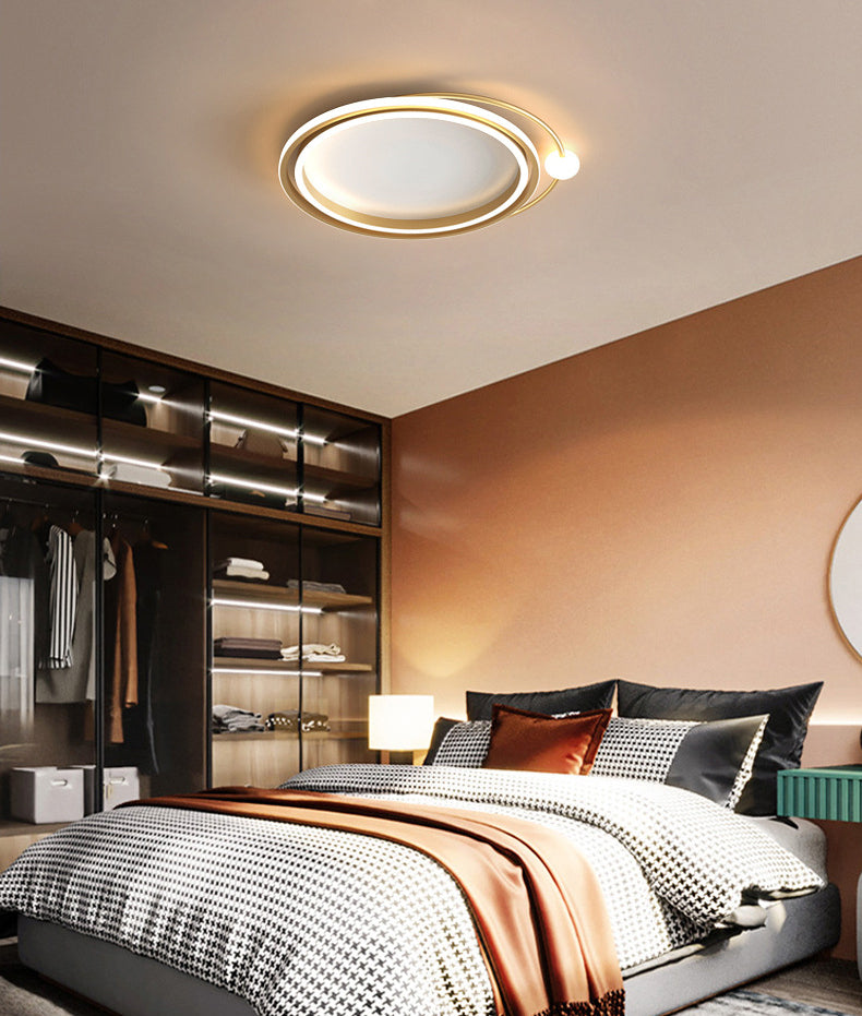 2,3-inch ultradunne cirkels LED-plafondlamp Hedendaags minimalisme Aluminium verlichtingsarmatuur voor slaapkamer