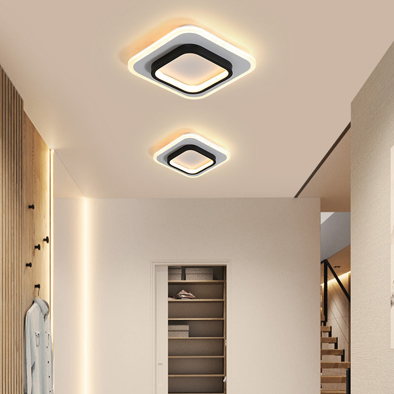 9.5 Inches Brede Eenvoud Mini Plafond Licht Modern Style LED Flush-mount Lamp voor Foyer Aisle