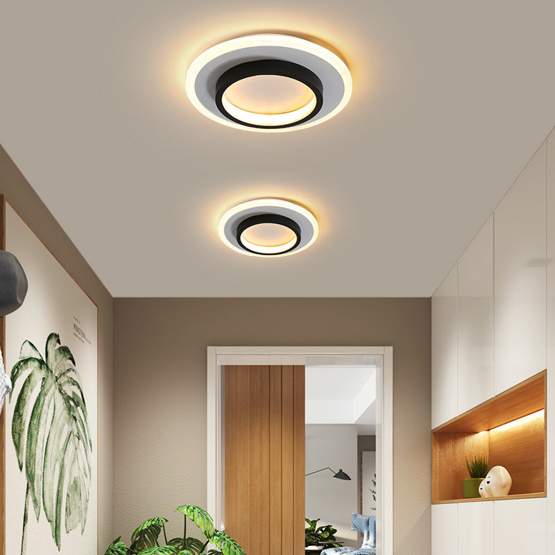 9.5 Inches Brede Eenvoud Mini Plafond Licht Modern Style LED Flush-mount Lamp voor Foyer Aisle