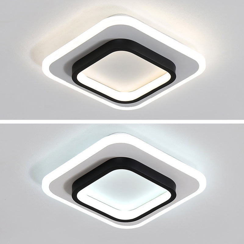 9.5 Inches Brede Eenvoud Mini Plafond Licht Modern Style LED Flush-mount Lamp voor Foyer Aisle